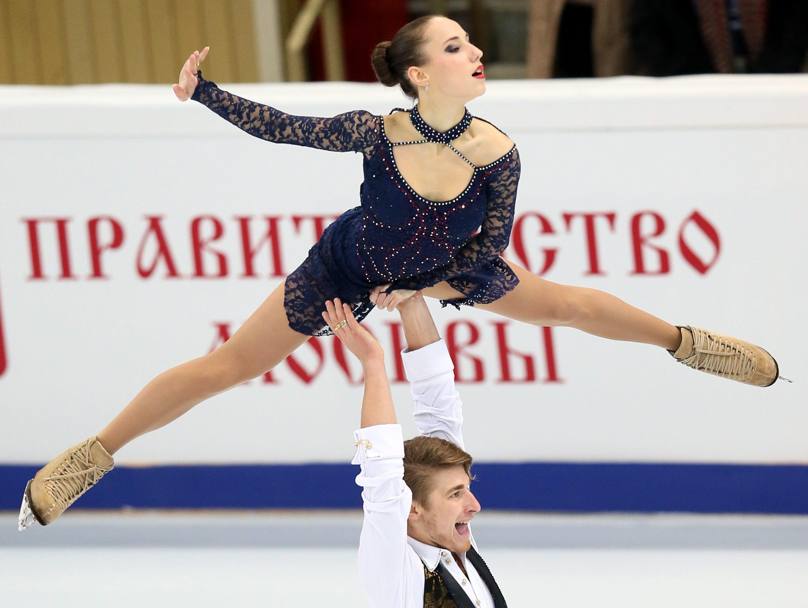 I russi Kristina Astakhova e Alexei Rogonov. (Epa)